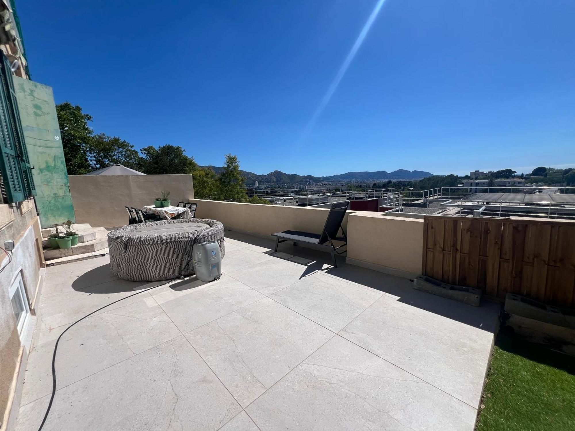 Maisons Detente Jardin, Terrasse Vue Mer Et Spa Marseilles Buitenkant foto