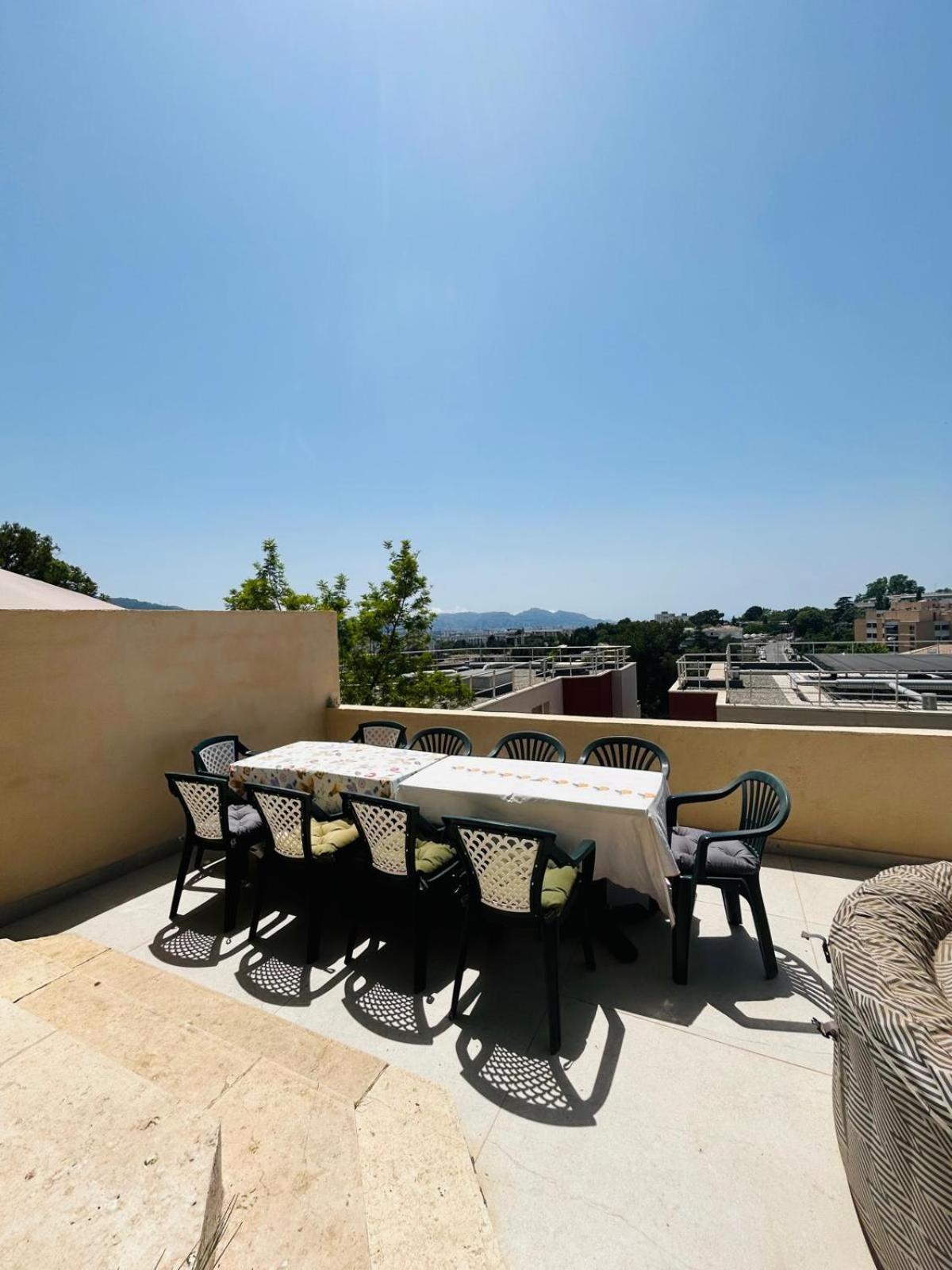 Maisons Detente Jardin, Terrasse Vue Mer Et Spa Marseilles Buitenkant foto